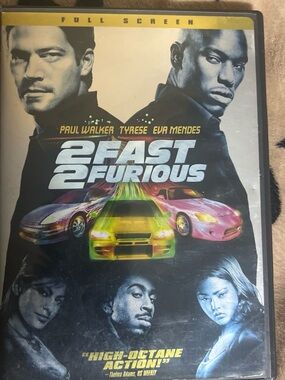Universal 2 Fast 2 Furious DVD - Yellow/Green Cover
